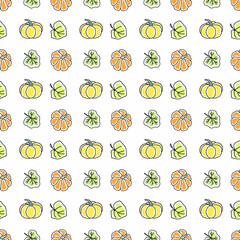 pumpkin seamless pattern