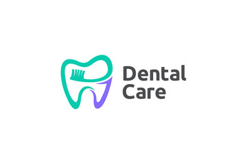 Dental care logo design