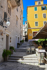 Fototapeta na wymiar Old stone house in Sibenik, Croatia