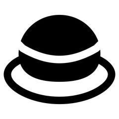 hat glyph icon