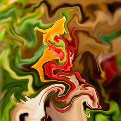 texture art which with eye attracting yellow pattern