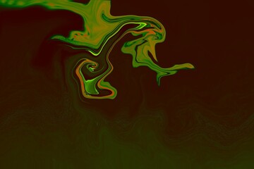 green dragon touch illustrative pattern