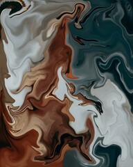 abstract liquid background with smoke touch