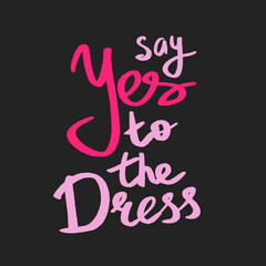 Lettering phrase girly cute vector clipart illustration