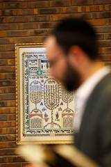 Office religieux dans une synagogue