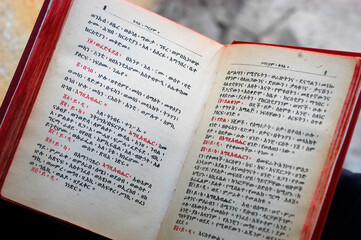 Fototapeta premium Ethiopian new testament