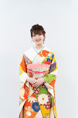 着物を着た女性