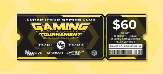 Esport Gaming Tickets