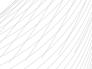 Abstract wireframe pattern. Architecture wave in 3d.