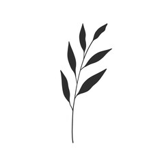 black and green leaves