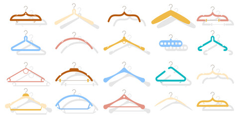 flat hangers for wardrobe, fashion clothes hanger