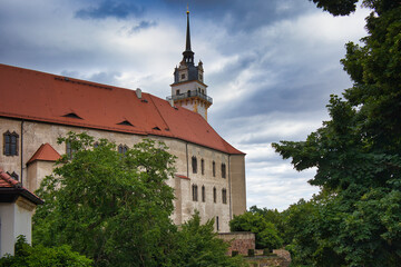 Schloss Hartenfels, Landratsamt Nordsachsen, Torgau, Sachsen, Deutschland