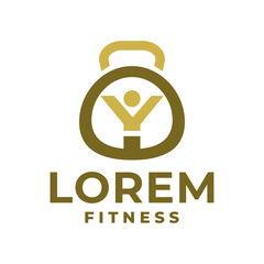 gym logo with letter Y. for fitness center logo or any business related to gym, fitness and sport.