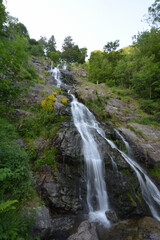 Fototapeta na wymiar The Todtnau Waterfall in the Black Forest in Germany.