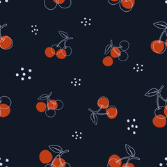 Cherry line summer pattern