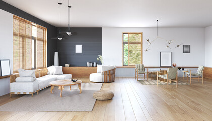 modern living room interior.