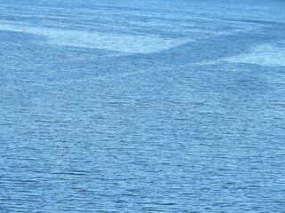 Water surface ripples on river