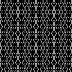 Diamonds wallpaper. Repeated cubes background. Seamless surface pattern. Rhombuses. backdrop. Cubic motif. Lozenges digital paper. Dices for web designing. Ethnic textile print.