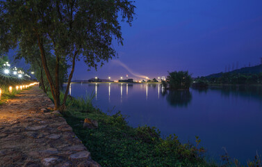 Anhphat Lake at Night