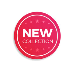 New Collection Sticker for Shopping Advertising	