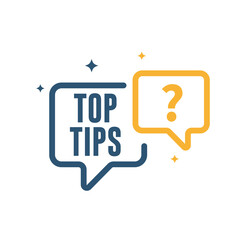 Top Tips Flat Design Vector Icon	