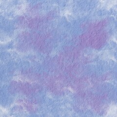 Watercolor purple and blue background.  Watercolor background with spots. Pattern 