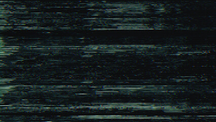 Glitch noise static television VFX pack. Visual video effects stripes background, CRT tv screen no signal glitch effect - 516327300