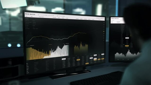 Stock Analytics Department Confirms Investment Success In Digital Trading Software. Company Management Monitors Stock Investment Success. Success From Buying Stock Investment. Finance Chart. Economy
