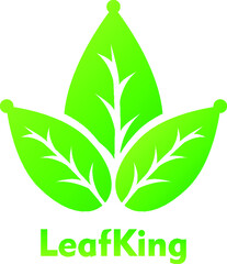 leaf and king fusion logo