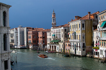 Venetian Grand Canal at night