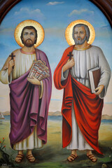 Fototapeta na wymiar Coptic icon : saints