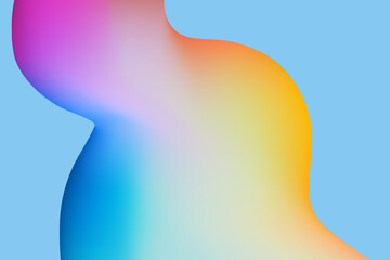 Vector illustration of liquid colored covers. Liquid form composition. Futuristic design poster.