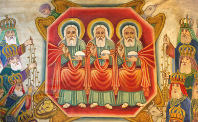 Ethiopian coptic icon at the Holy Sepulcher