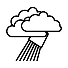 Rainfall Like From Bucket Icon