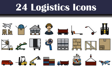 Logistics Icon Set