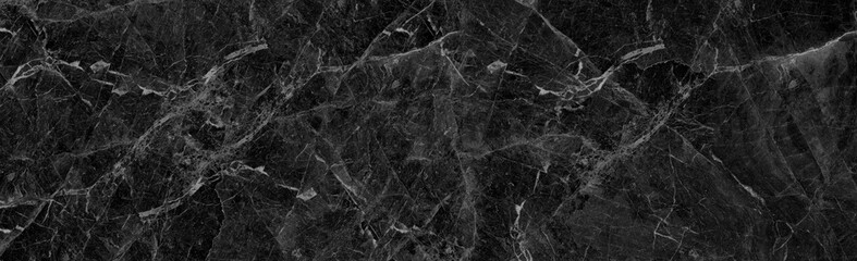 black marble background. black Portoro marbl wallpaper and counter tops. black marble floor and wall tile. black travertino marble texture.  natural granite stone.  - obrazy, fototapety, plakaty