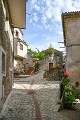 The Italian village of Petina in the province of Salerno.