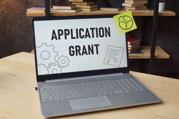 Application grant is shown using the text