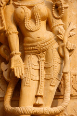 Pashtunath jain temple sculpture : apsara
