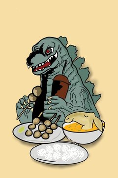 Godzilla Cartoon Images – Browse 437 Stock Photos, Vectors, and Video |  Adobe Stock