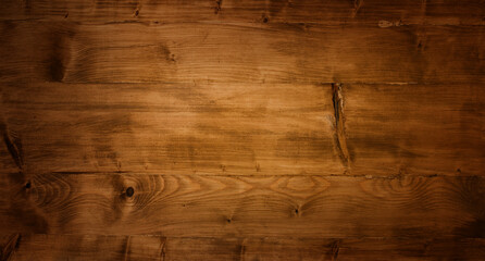 Wood texture background. Wooden surface with nature pattern. Top view of a vintage wooden plank....