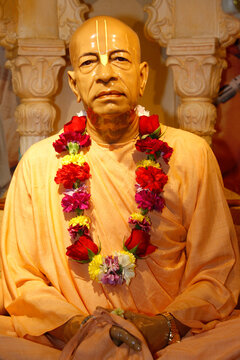 Statue In Iskcon Temple, London.Srila Prabhupada (1896Ð1977) , Founder Of ISKCON, The International Society For Krishna Consciousness
