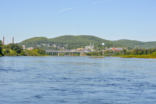 St. Croix River (Canada–United States Border Between Maine And New Brunswick) - Edmundston–Madawaska Bridge, Madawaska, Maine	