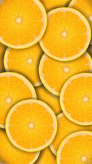 bright fresh summer backgrounds with citruses