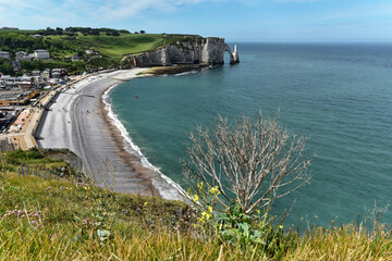 Frankreich - Normandie - Étretat - Kieselstrand