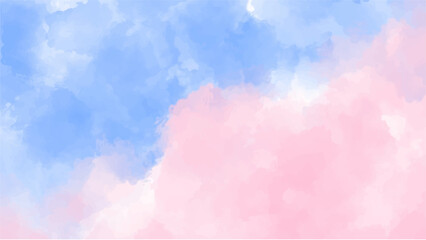 Blue and pink watercolor background for textures backgrounds and web banners design