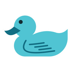 stuffed duck icon on transparent background