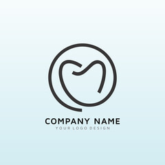 Fototapeta premium Dentistry Clinic vector logo design