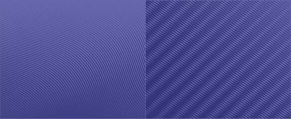 Very Peri Trendy Color Background with Diagonal Wavy Zig Zag Stripes. Vector Illustration..