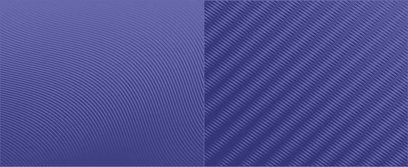 Foto op Plexiglas Pantone 2022 very peri Zeer Peri Trendy kleur achtergrond met diagonale golvende zigzag strepen. Vector illustratie..